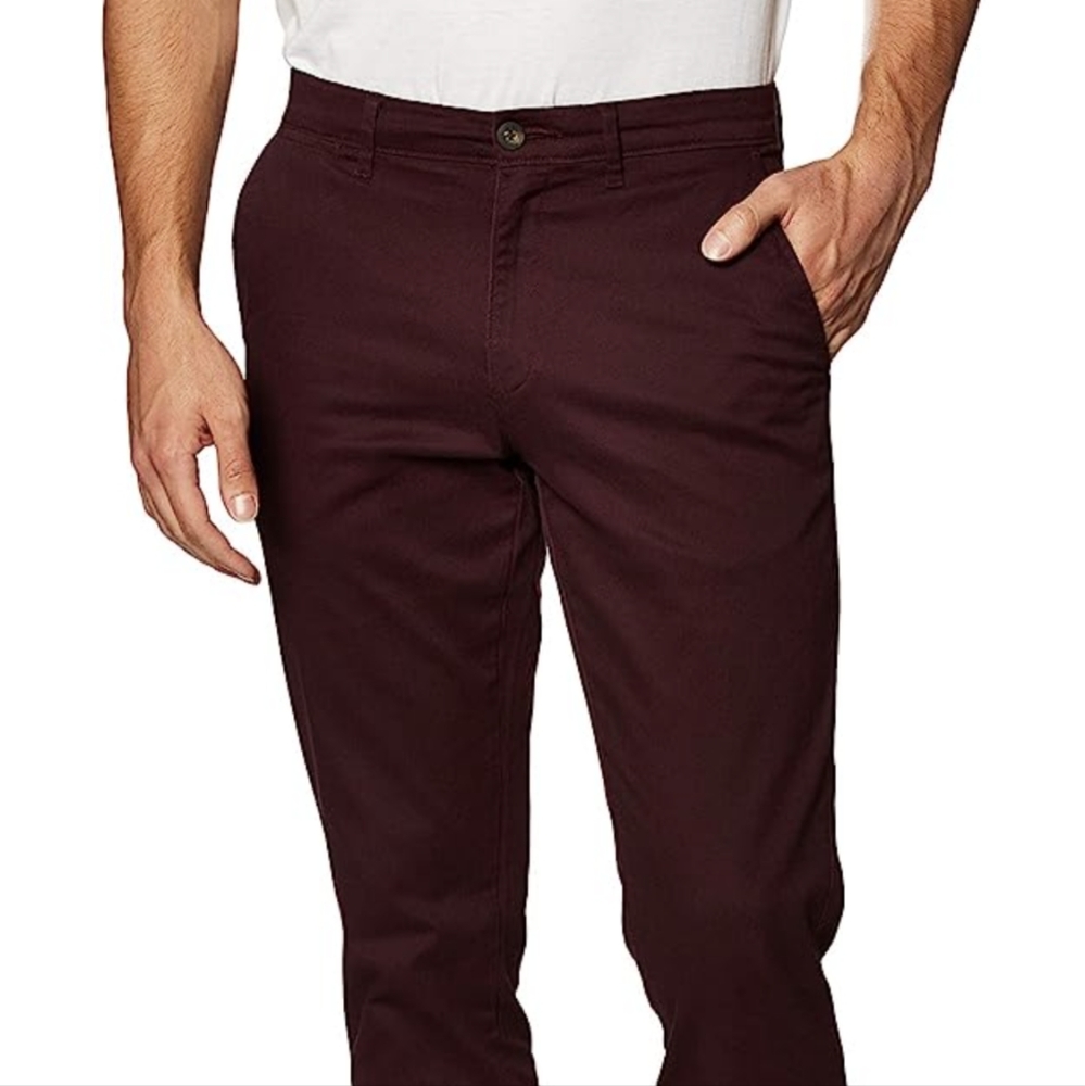 Amazon Essentials Men's Relaxed-Fit Casual Stretch Khaki Pant